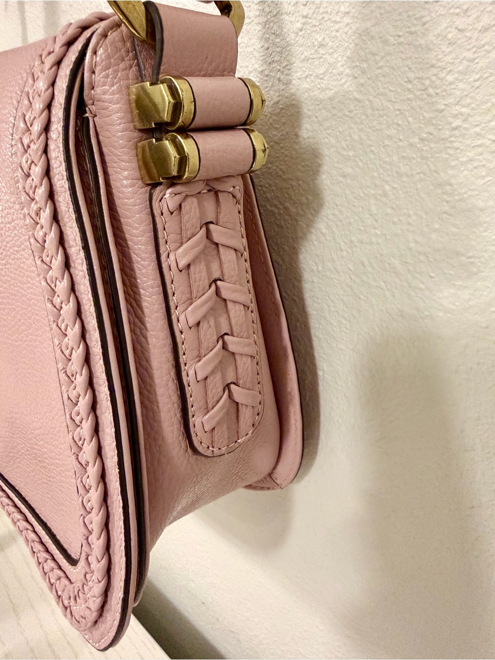 orYANY Women's Pink Leather Crossbody Bag - Picture 4 of 11